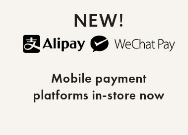 New Alipay / wechat payments