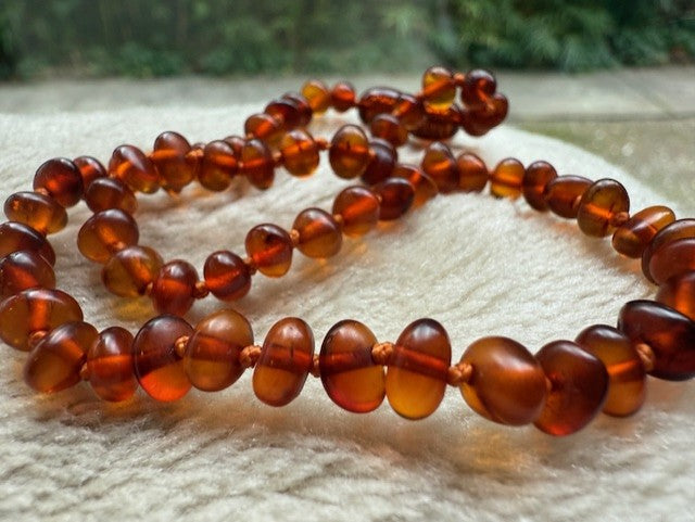 Greenish AMBER NECKLACE Baby SALE