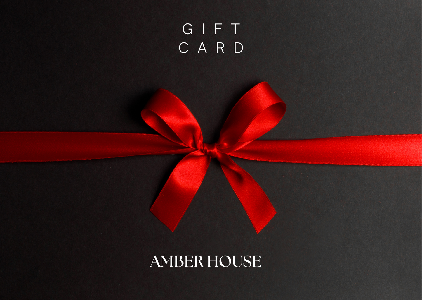 Amber House gift card