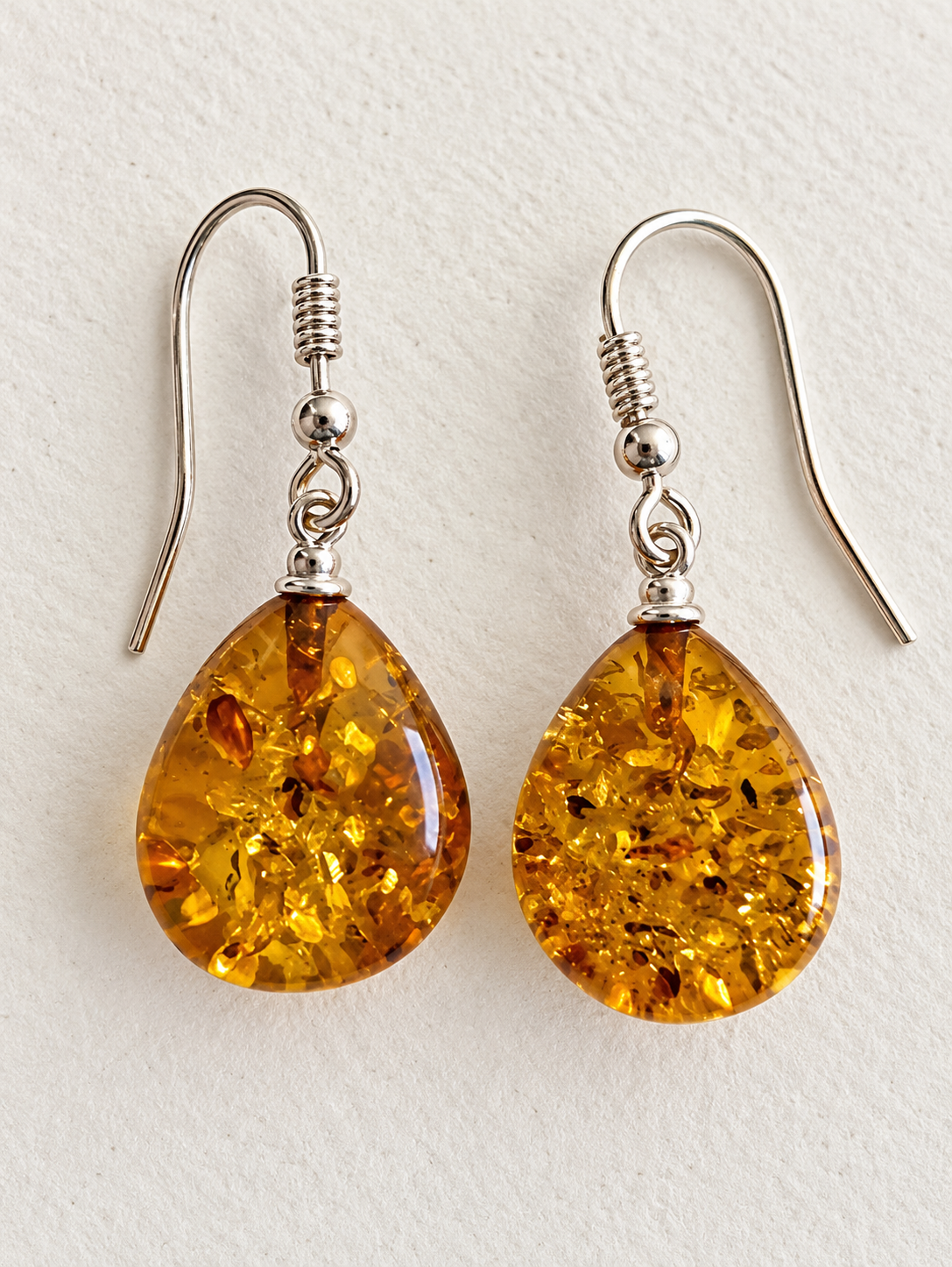 Honey Baltic Amber Earrings