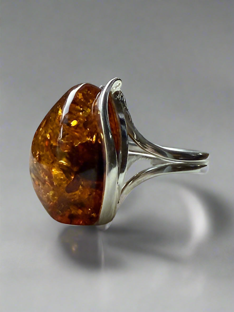 Honey Amber ring