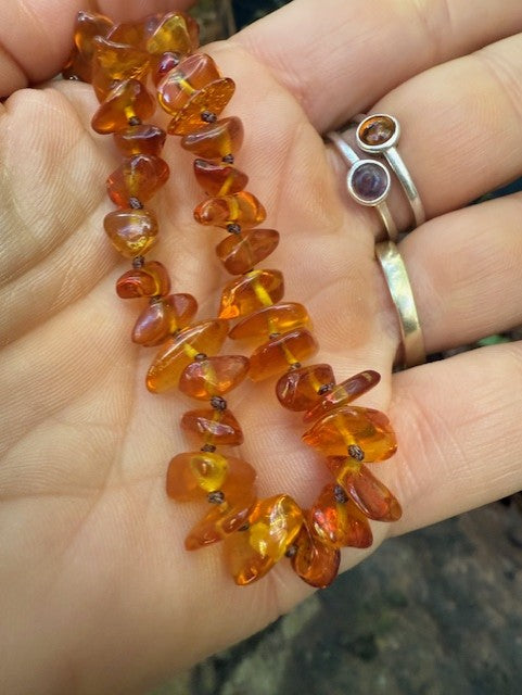Amber necklaces