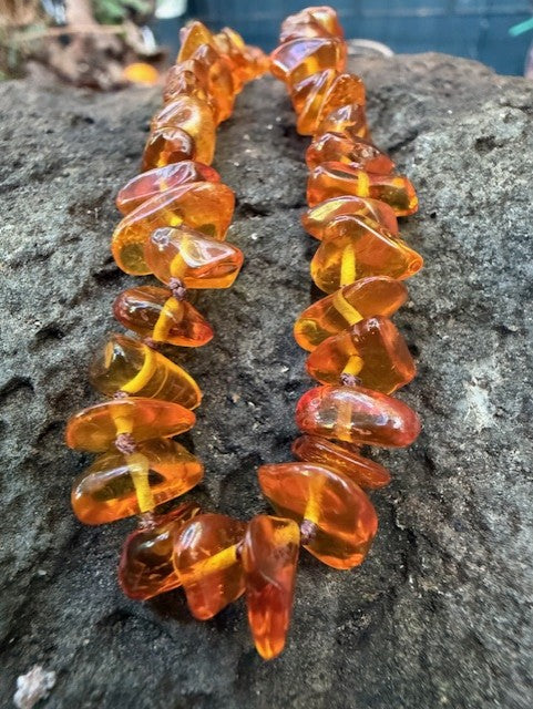 Amber necklaces