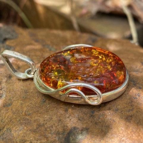 Contemporary Amber pendant
