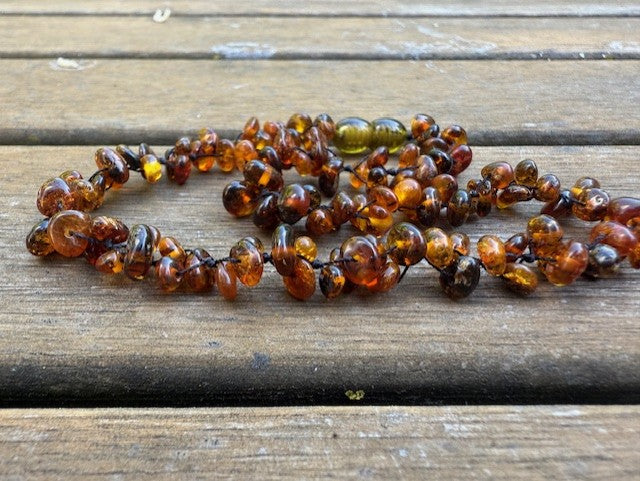 Raw Amber necklace Baby Size