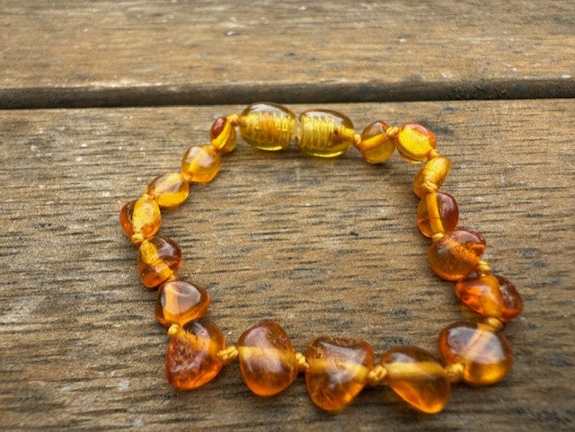 Honey AMBER BRACELET baby Size