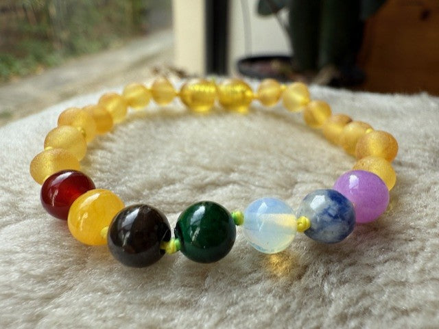 Raw Amber Bracelet