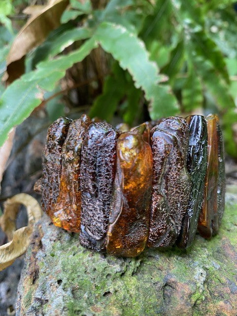 Unique Cognac Amber Bracelet