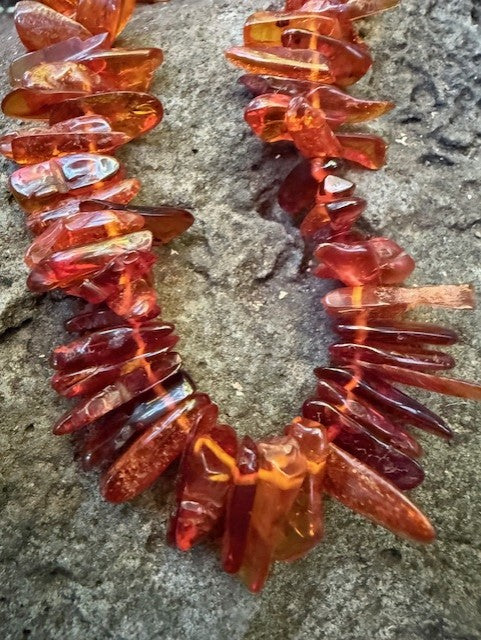 Cognac Amber necklace