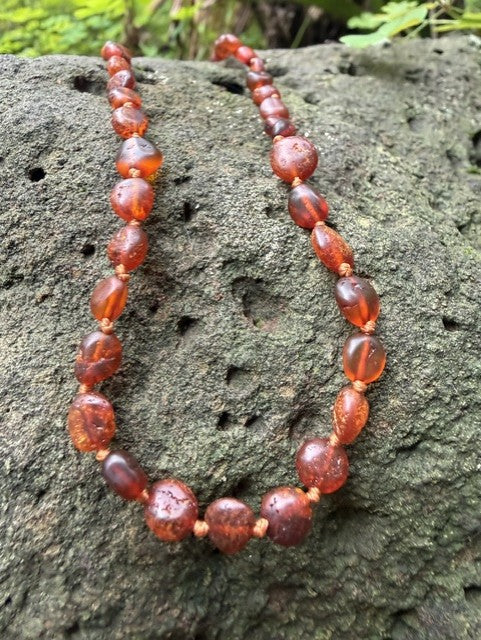 Cognac Amber necklace