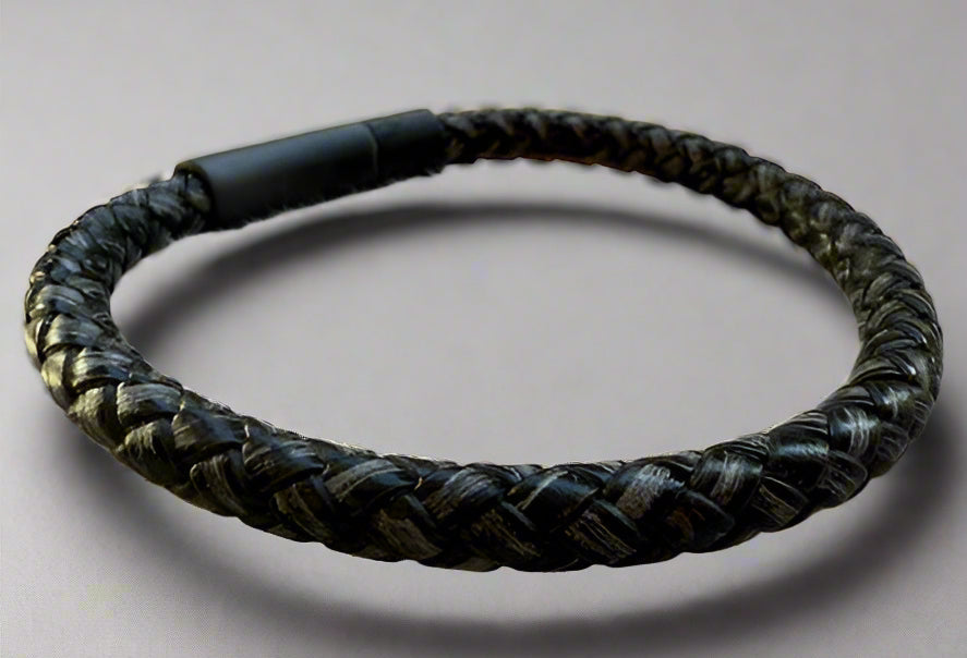 Men's leather rope bracelet