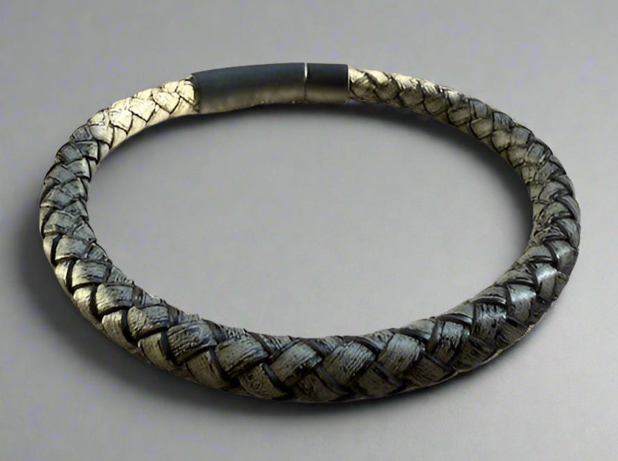 Men's leather rope bracelet