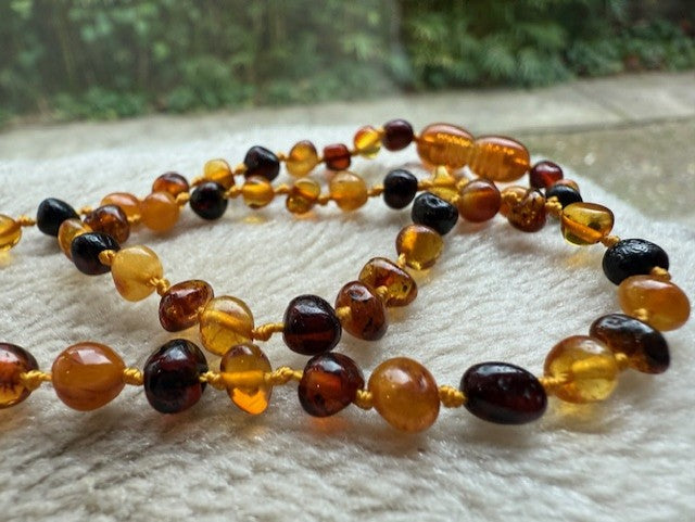 Toddler Amber necklaces 36 cm - SALE