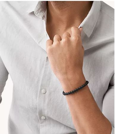 men's amber bracelet