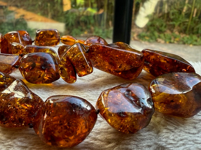 Statement Amber Necklace