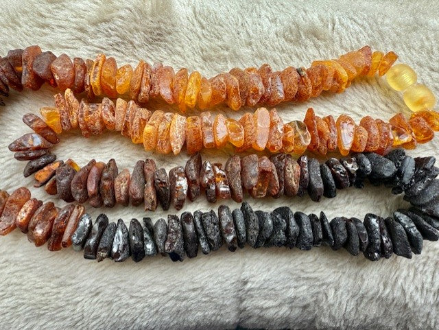 Raw Rainbow AMBER NECKLACE