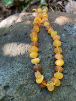 Load image into Gallery viewer, Raw Lemon Amber Necklace
