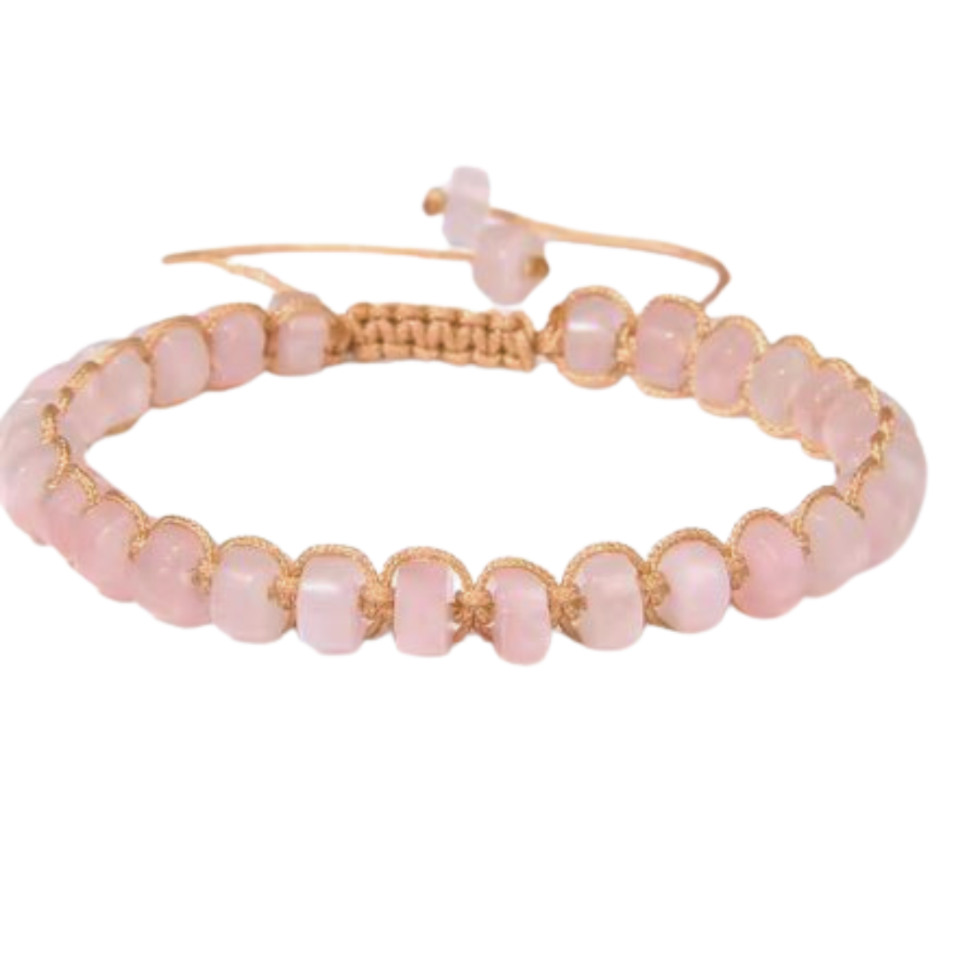 Rose quartz Bohemian Bracelet