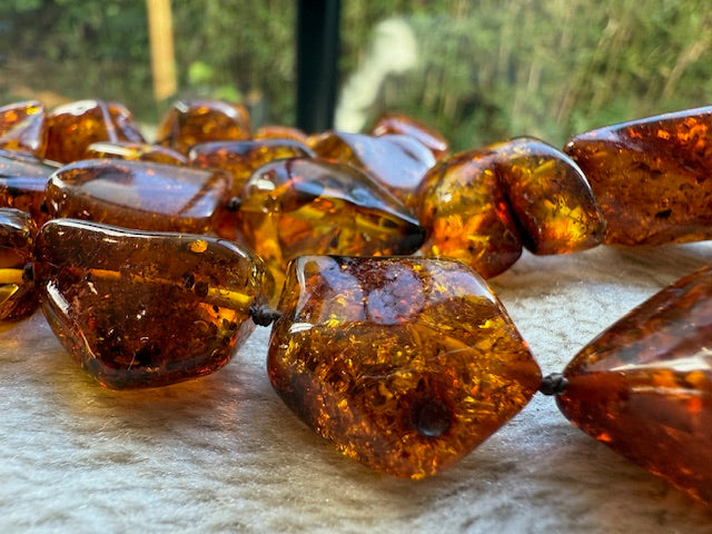 Statement Amber Necklace