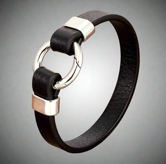 Silver Ring Men's Bracelet