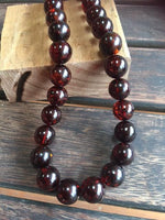 Load image into Gallery viewer, Cherry Amber Necklace  pre -order 14 mm - Amber House 
