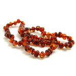 Load image into Gallery viewer, Adult Cognac Amber Necklace - Amber House 
