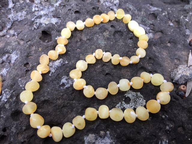 Raw Butterscotch Amber necklace - Amber House