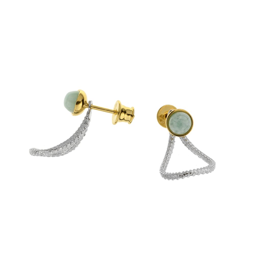 Blue Agate earrings - Amber House 