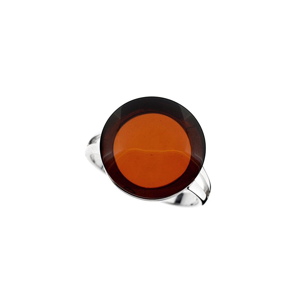 Cheery Modern Amber ring - Amber House