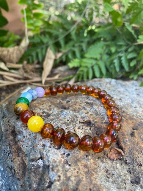 Men's Baltic Amber Bracelet - Amber House