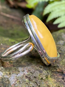 yellow amber ring