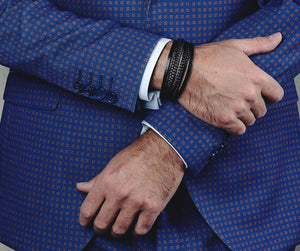 Leather or Silver Bracelet for men?