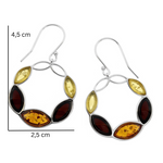 Load image into Gallery viewer, Mixed  Baltic Amber Earrings
