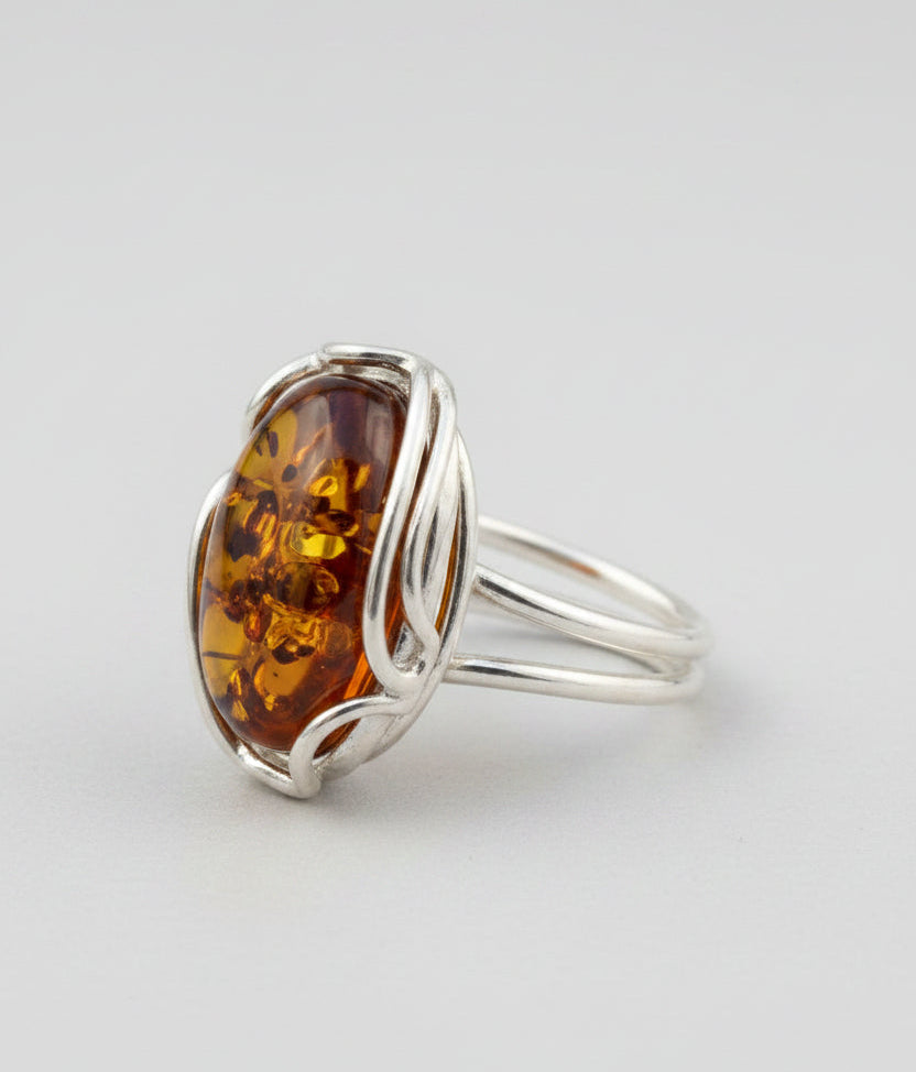 Heritage Baltic Amber Ring
