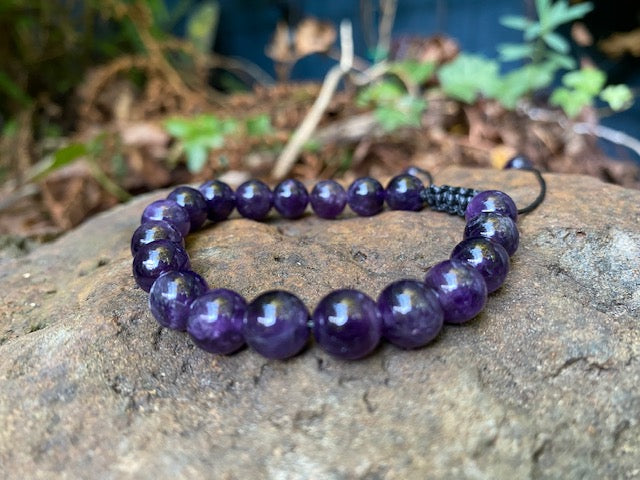 Stunning Adjustable Amethyst Bracelet Amber House