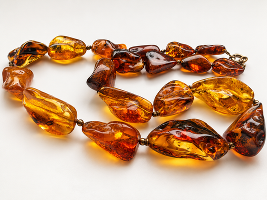 Statement Amber Necklace