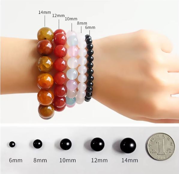 Men's Adjustable Multi Amber Bracelet