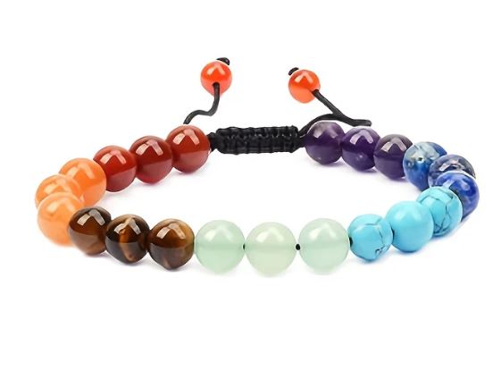 Chakra Beaded Men's Bracelet