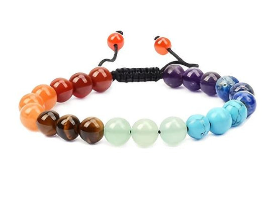 Chakra Beaded Men's Bracelet