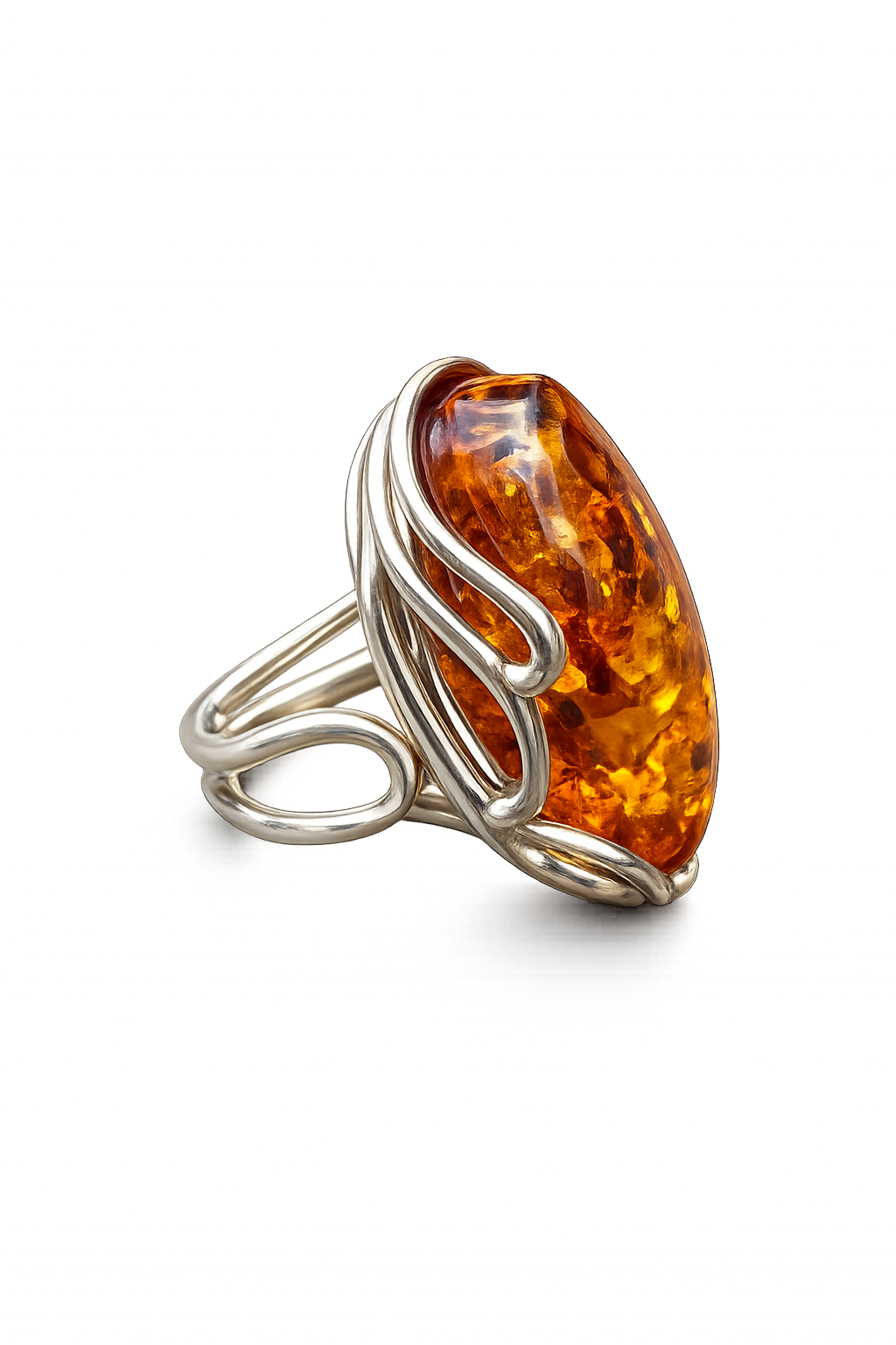 Amber Sunlight Ring