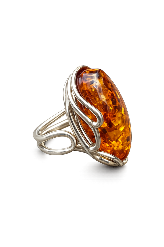 Honey Amber Ring