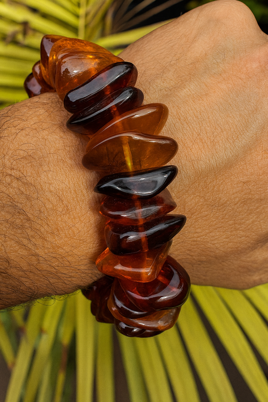 Raw Cognac Adult Bracelet