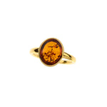 Load image into Gallery viewer, Stunning Gold Amber Ring
