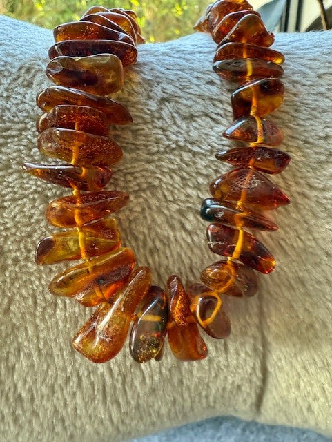 Earth Long Amber Strand