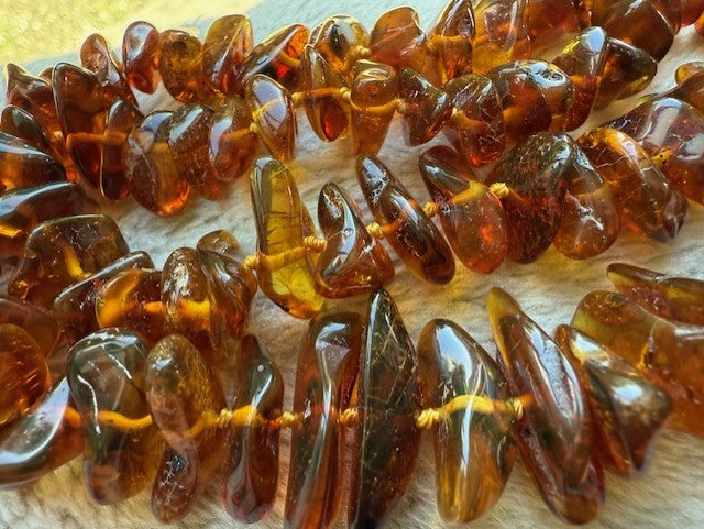 Earth Long Amber Strand