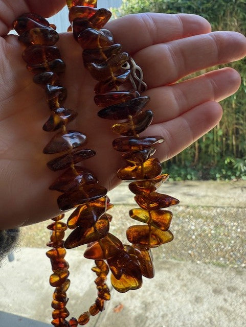 Earth Long Amber Strand