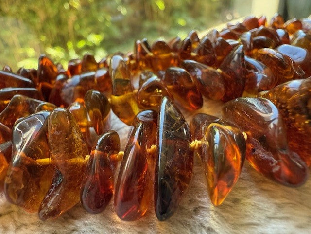 Earth Long Amber Strand