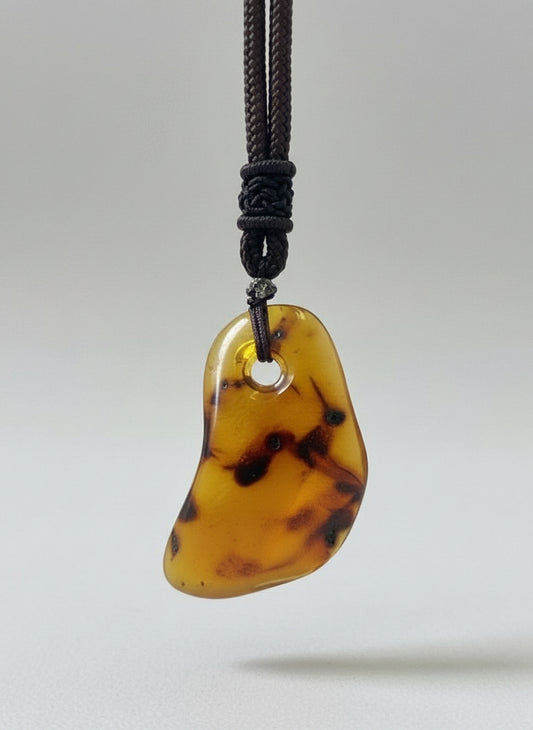 Golden Glow Amber Pendant
