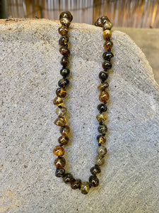Green Amber Baby Necklace