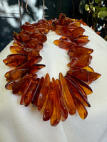 Load image into Gallery viewer, The Cognac Dynasty Amber Necklace
